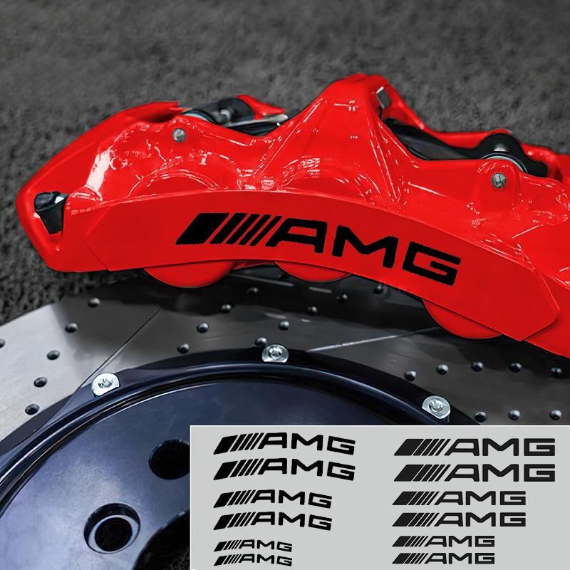 Персонализированная декоративная наклейка с логотипом AMG, наклейка на автомобиль, наклейка на тормозной суппорт, этикетка для Mercedes Benz 2021 C /S Class ZW3
