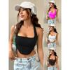 New Summer Casual Temperament Slim Fit Sexy Vest T-Shirt Sleeveless Suspender Versatile Top Strapless Women