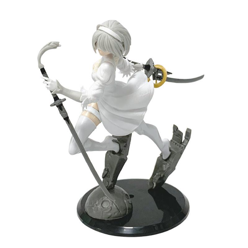 Nier Automata 2b Pvc Figurine With Articulated Parts For Cosplay And Collection