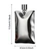 Wavy Wine Pot Stainless Steel Vodka Flask Minimalist Liquor Bottle  Outdoor Use
