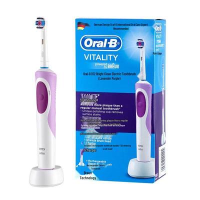 Перезаряжаемая электрическая зубная щетка Oral-B D12, штепсель CN (адаптер в комплекте)