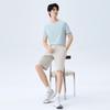 SEVEN Men's Textured Business Casual Summer Breathable Loose Shorts