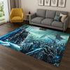 Demon Hunter Arthas World of Warcraft WOW Game Carpet Rug for Bedroom Living Room Sofa Doormat Home Decor,Area Rug Non-slip