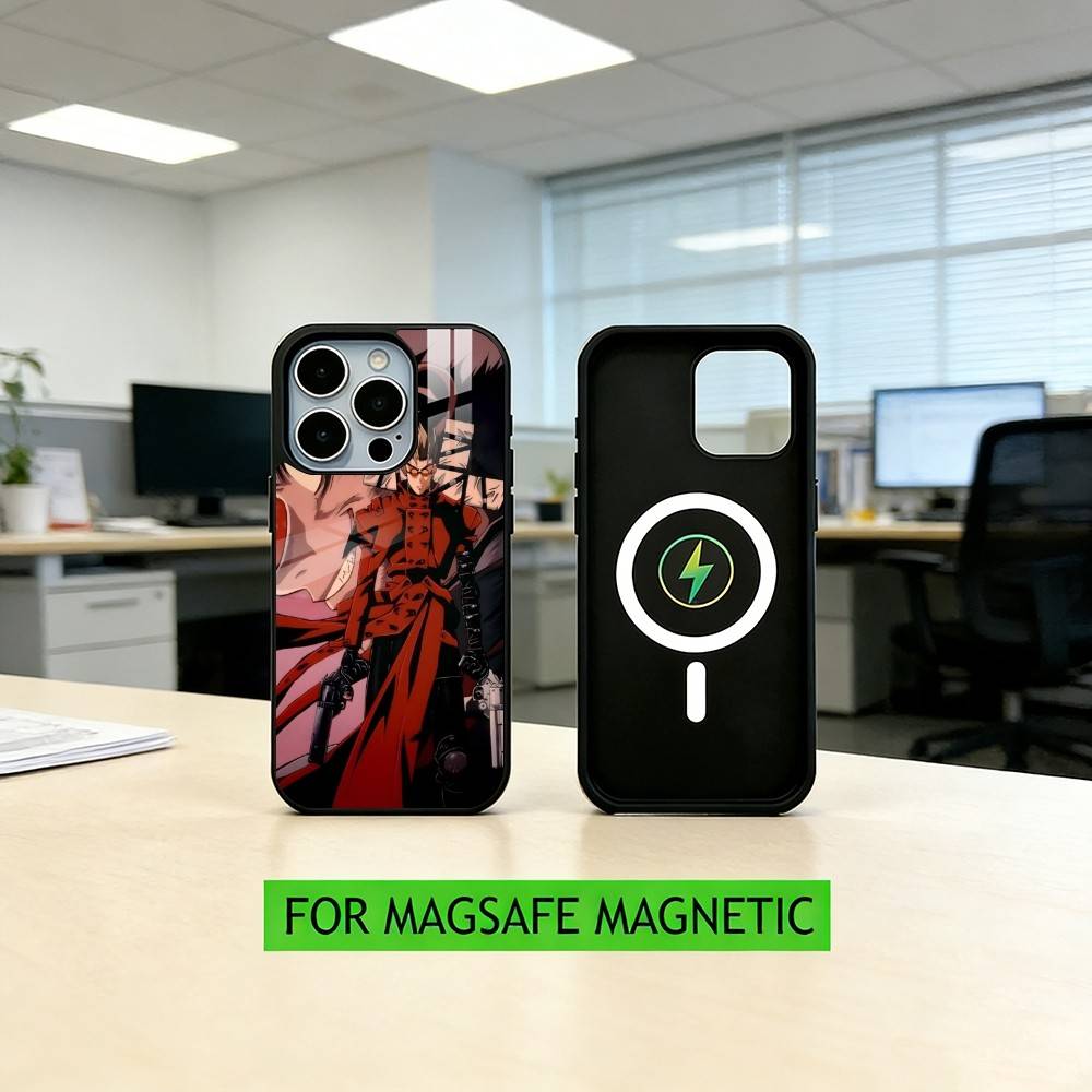 Anime C-Cool Trigun  Stampede  Phone Case For iPhone17,16,15,14,13,12,11 Plus,Pro Magnetic For Magsafe Wireless Charging