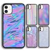 Голографический Трайповый Чехол для Телефона для iPhone 17 Air 16 15 14 plus 12 13 pro max coque Shell Fundas