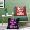 The Queen Fashionable And Luxurious Design Pillow Case Comfort Sofa Bed Silky elegant Invisible zipper Decorative cushion cover