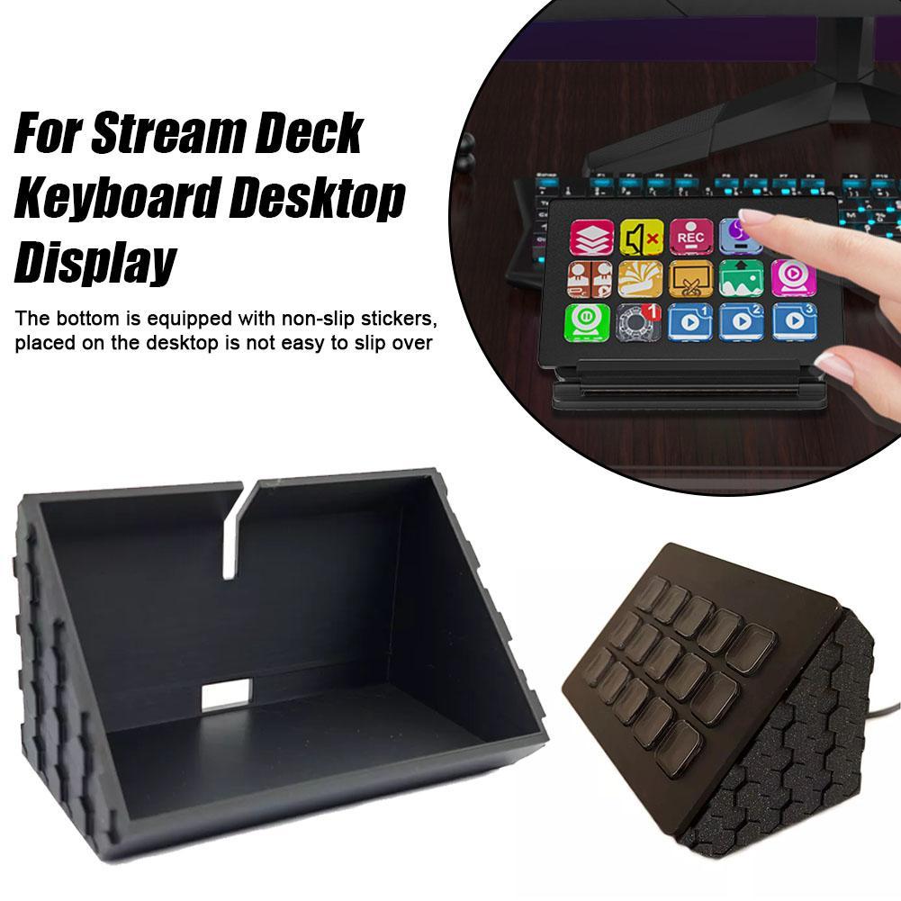Настольная подставка для дисплея Stream Deck Клавиатура Выставочная база для кронштейна Stream Deck 3D-печать