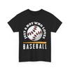 Just A Boy Who Loves Baseball T-shirt, Baseball Sports Lovers Boys T-shirt