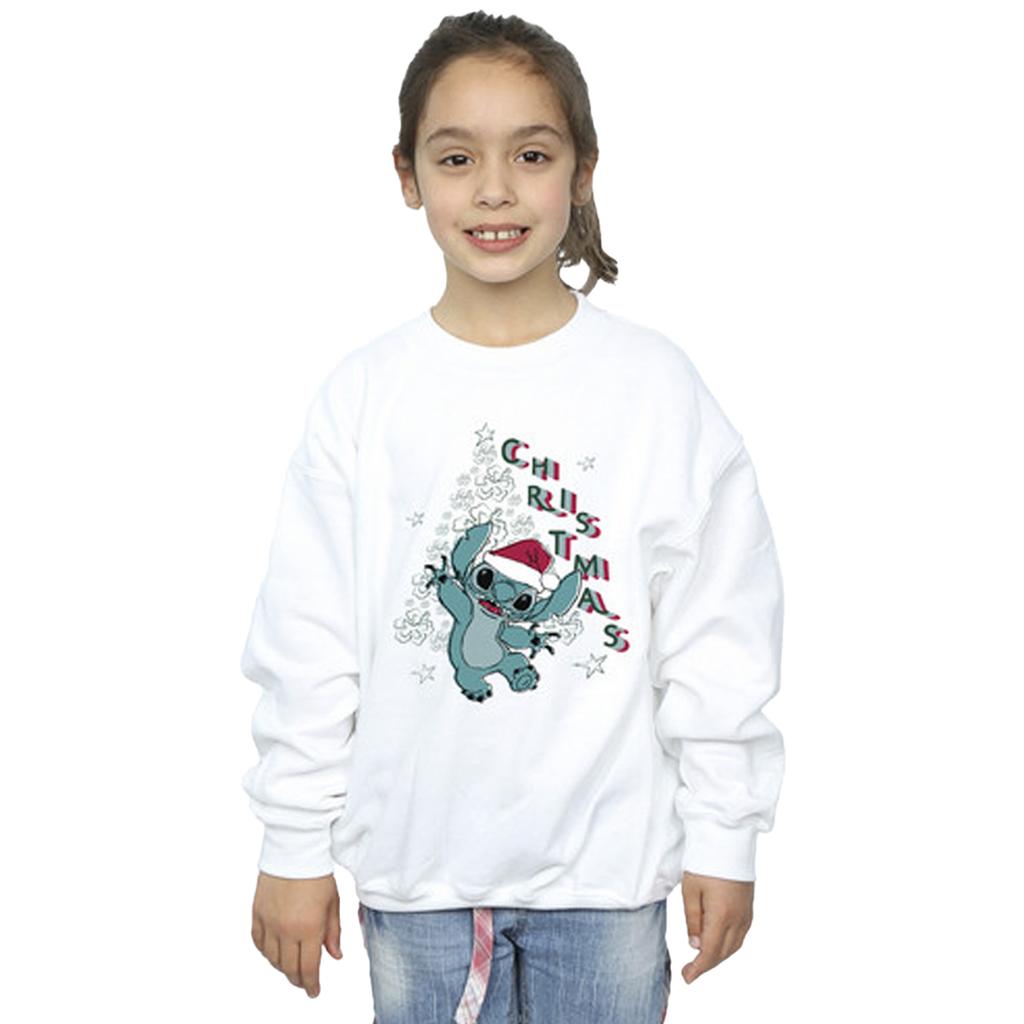 Lilo & Stitch Толстовка с рождественской елкой для девочек
