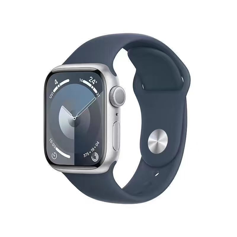 Умные часы Apple Watch Series 9 GPS 41/45 мм Алюминиевый корпус с силиконовым спортивным ремешком