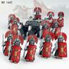 Medieval Roman Soldier Knight  Figure Building Block Toy