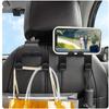 2/4/Pcs Universal Auto Seat Headrest Hook Storage Hanger Car Vehicle Back Seat Organizer Holder