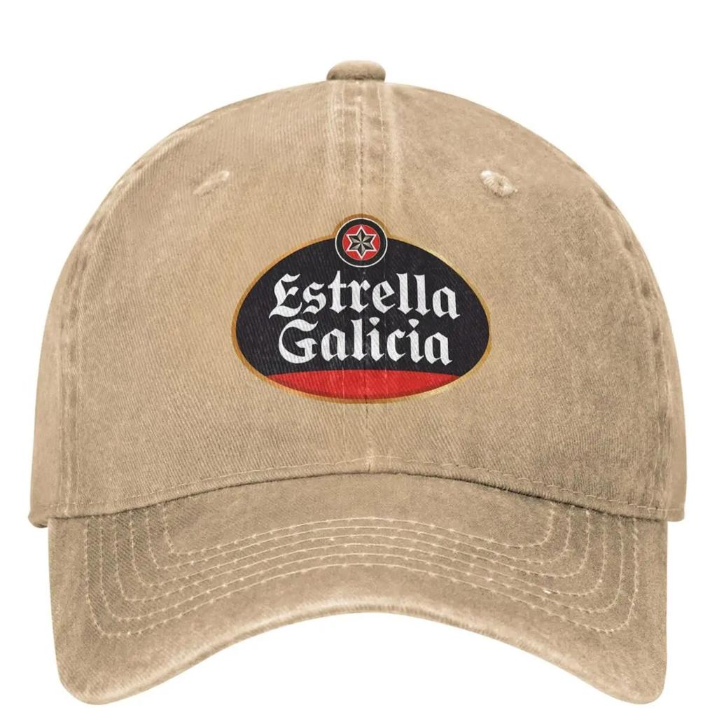 Кепка-тракер Estrella Galicia Испания Бейсболка Пиво Унисекс Мужская Дизайн Кепки для активного отдыха на природе Подарок Мода