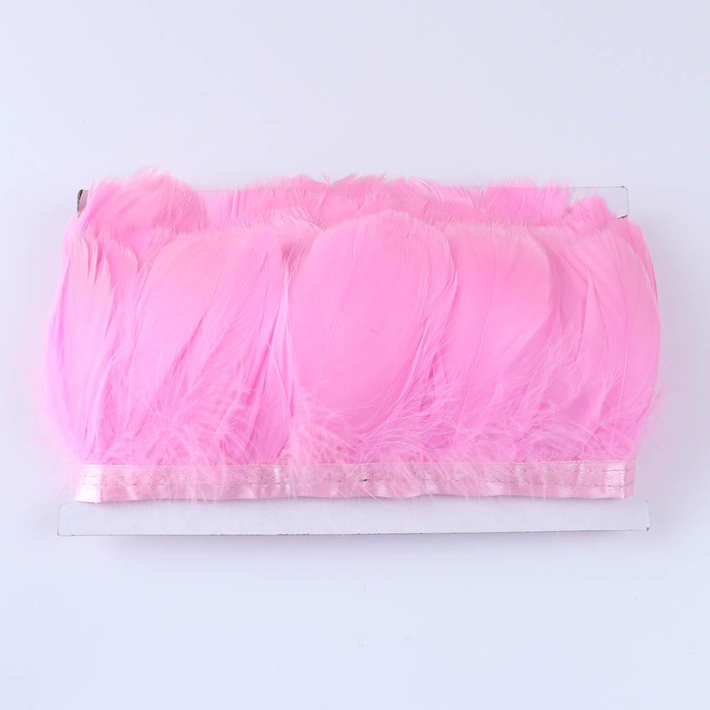 Средний плавучий край ткани 8-10 см, реквизит для сценической съемки, многоцветное гусиное перо 