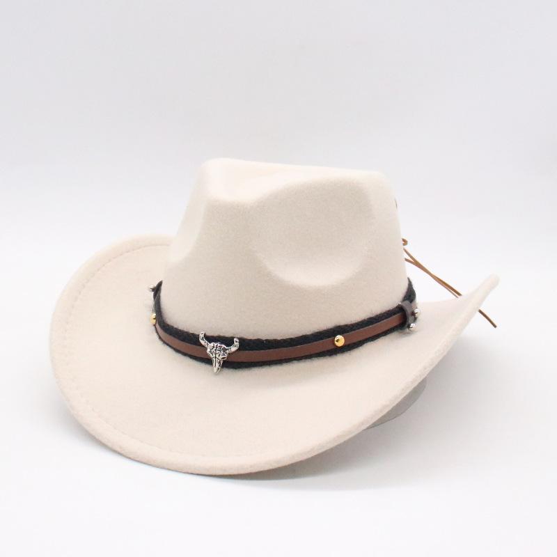 Denim Calf Head Belt Buckle Decorative Literary And Retro Creative Hat Special Hat Ring Strap