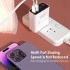 Адаптер для зарядки телефона 4 порта Быстрая зарядка Type-C USB 45 Вт Высокая выходная мощность