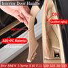 For BMW 5 series F10 F11 gray Beige Black Car left right ide Interior Handle Inner Door Panel Pull Trim Cover
