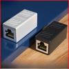 Gigabit RJ45 Network Cable Extension Adapter - Dual Pass Connector