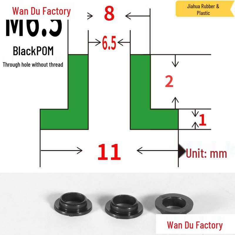 T-Shaped Nylon Insulating Bushing Spacer for M3-M35 Threads