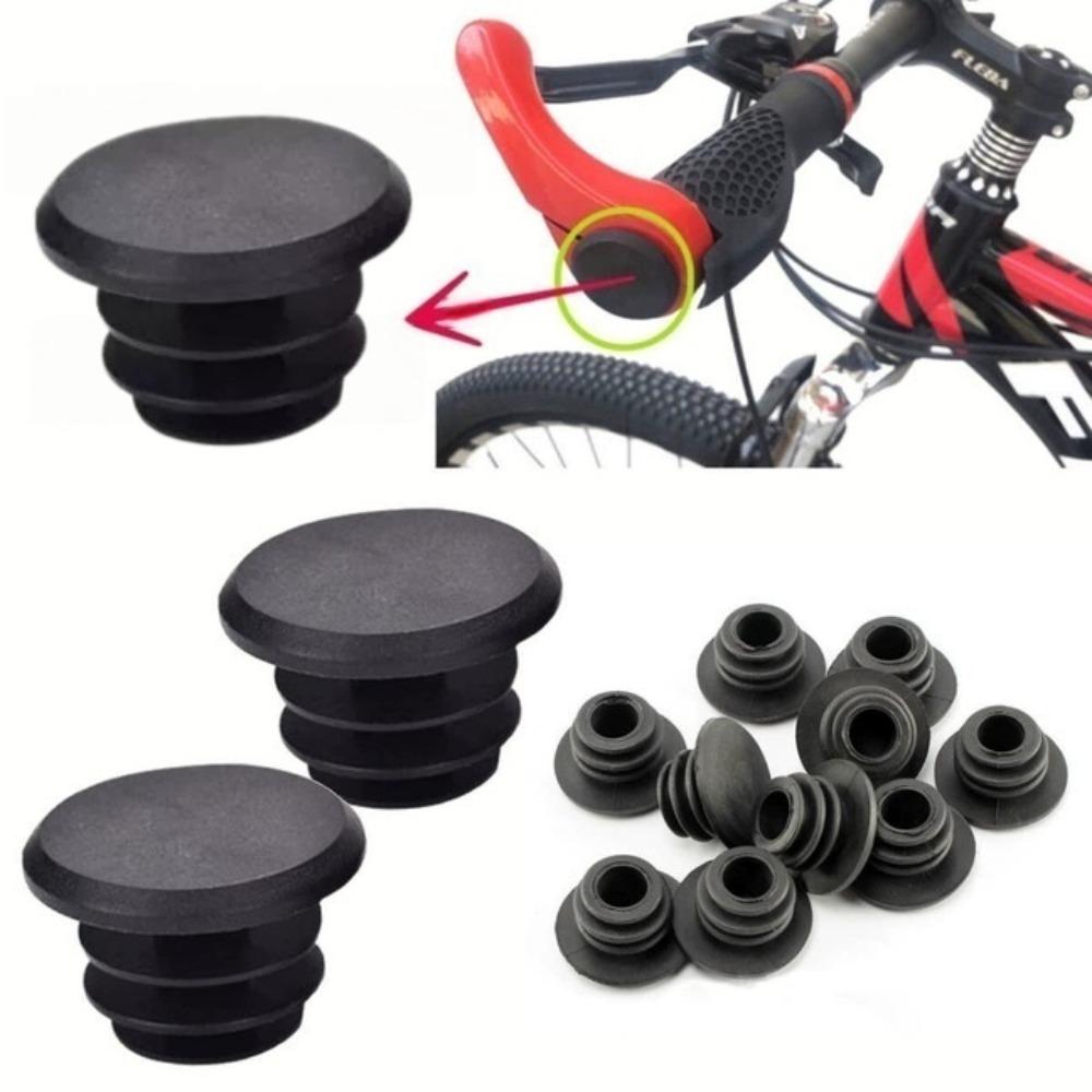 10/30/50pc Bicycle Rubber Handlebar Plugs Dust Protection Road Bike Covers Grips End Cap Durable Easy Installation Bicycle Parts