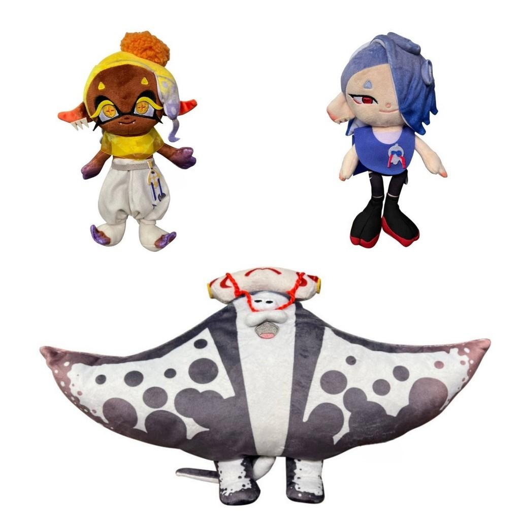 Плюшевая кукла Splatoon 3 Мягкие и приятные на ощупь персонажи с дизайном Инклинга и Октолинга