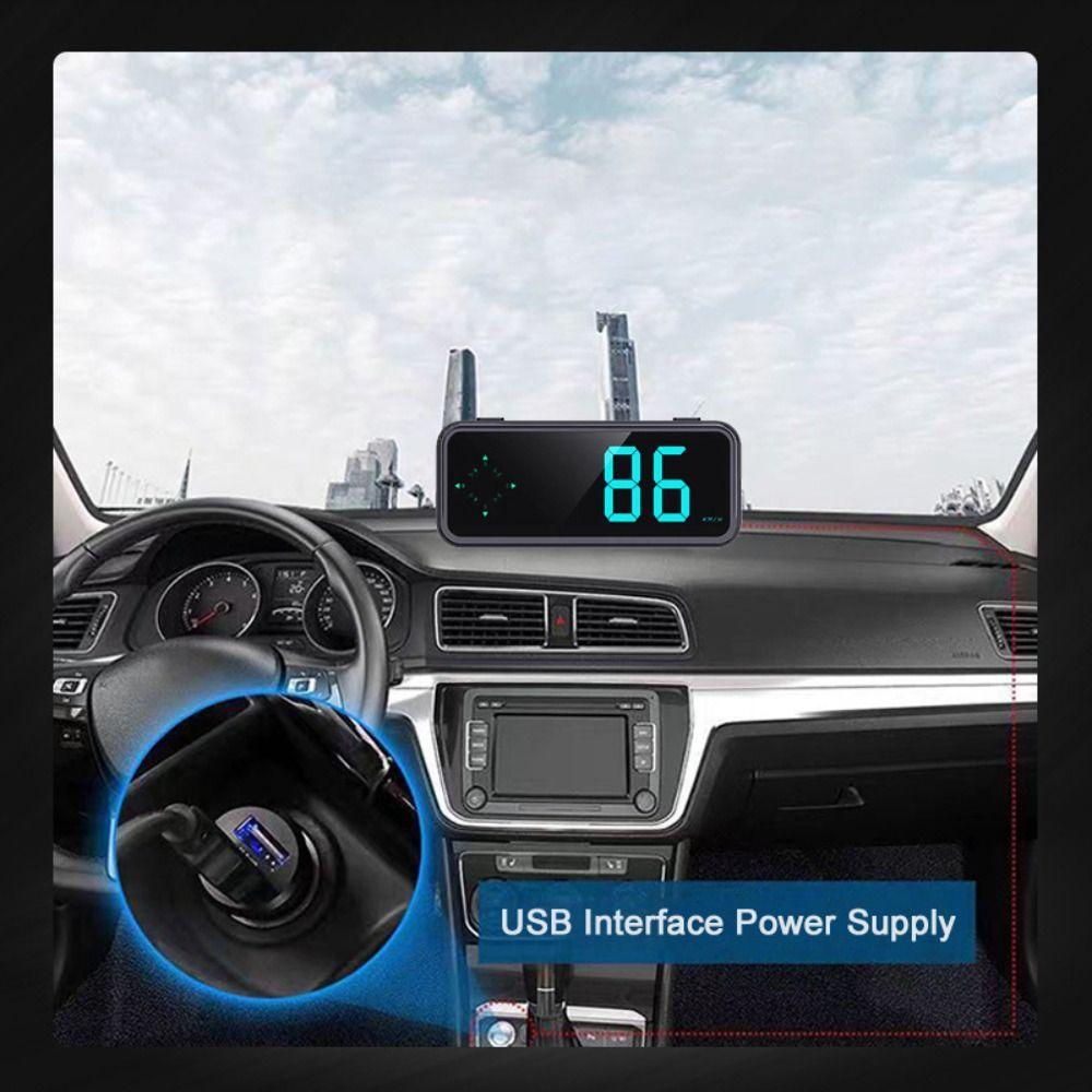 3in1 GPS Car Digital Speedometer Digital Clock Vehicle Speed Meter Safe Travel