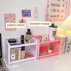 Настольный стеллаж для хранения косметики Стеллаж для хранения Настольный органайзер Стойка для закусок Ящик для хранения мелочей Домашняя кухонная сливная стойка Домашний органайзер