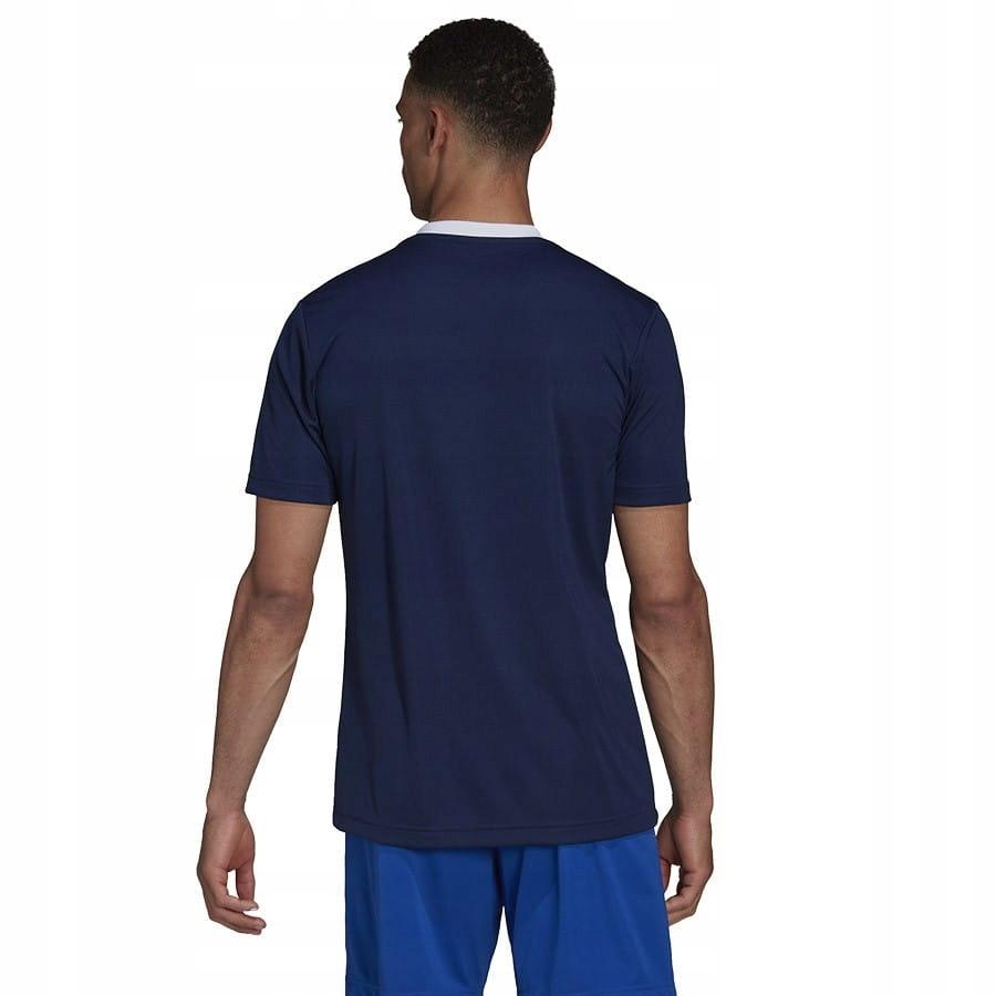 Y9913 adidas Men's Entrada 22 Jersey AEROREADY Football T-shirt Navy Blue XL