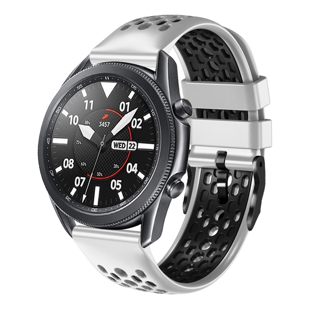 22-мм ремешок для Samsung Galaxy Watch 46 мм/Watch 3 45 мм / S3 SM-R760 SM-R770 SM-R840 SM-R800 Силиконовый браслет ремешок для часов