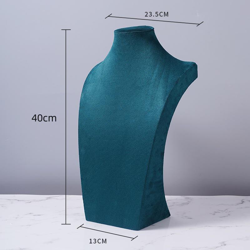 Flannel Necklace Display Stand - Portrait Jewelry Holder