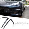 Front Fog Lamp Light Trim ABS Sticker For Tesla Model 3 2017-2021 Frame Eyebrow Protect Bumper Car Exterior Cover Accessories