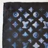 Б/у платок Louis Vuitton Carre Bandana Mahina Flight Mode Шелковый Черный С коробкой 84A