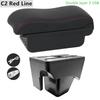 Leather Arm Rest Center Car armrest interior modification Armrest Box for Volkswagen VW TERA 2025 Console Storage USB