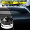 Plastic Restorer-Black Restorer for Faded Plastic,rubber and Vinyl,restores Deep color.Easy To apply,Black Restorer Shiny Car Ac