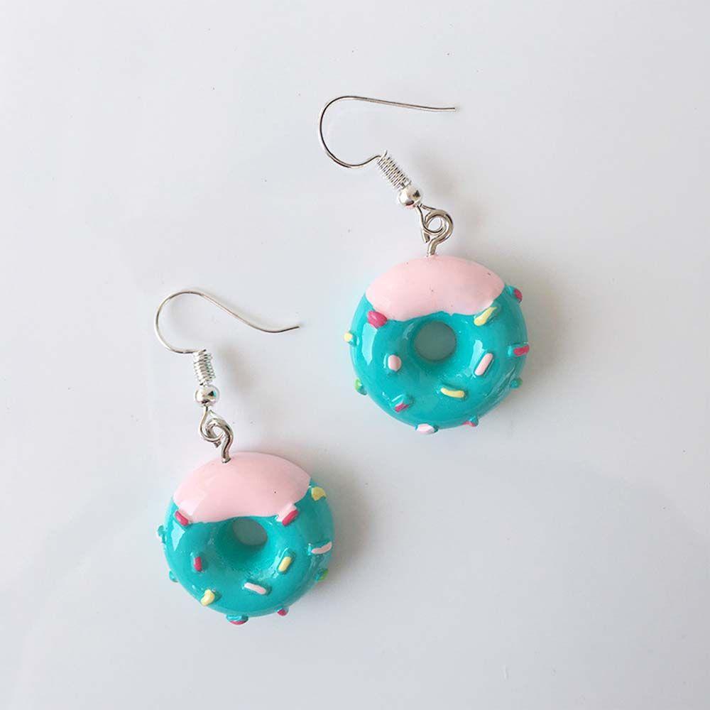 Summer Milk For Unique Cake Funny Gift Lovely Cartoon Fashion Party Drop Girl Food Jewelry Earrings