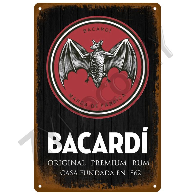 Beer Tin Sign Retro Wall Plaque Art Club Pub Bar Poster Home Decor Metal Sign Wall Decorations Vintage Cafe Mural Plate Brand