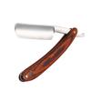Men Shaving Straight Razor Beech Wood Handle Classic Barber Razors Carbon Steel Blade Manual Shaver