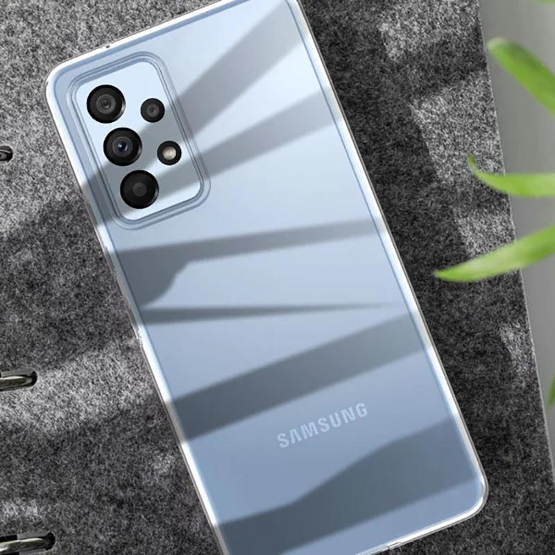 Ультратонкий силиконовый прозрачный мягкий чехол для Samsung S23 Ultra A54 A34 A14 A04 A04S A53 A73 A33 A23 A13 A52 A32 A22 A72 A12 A51 A71 Полная противоударная крышка