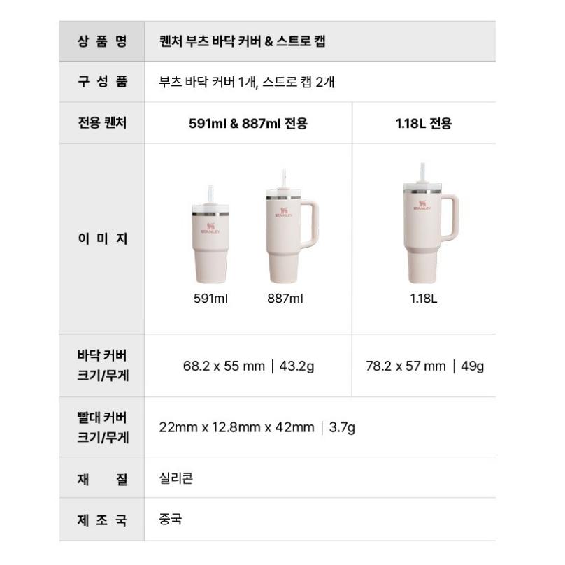 STANLEY Утолитель жажды (1.18л) Набор чехлов для ботинок и соломинок, корейский