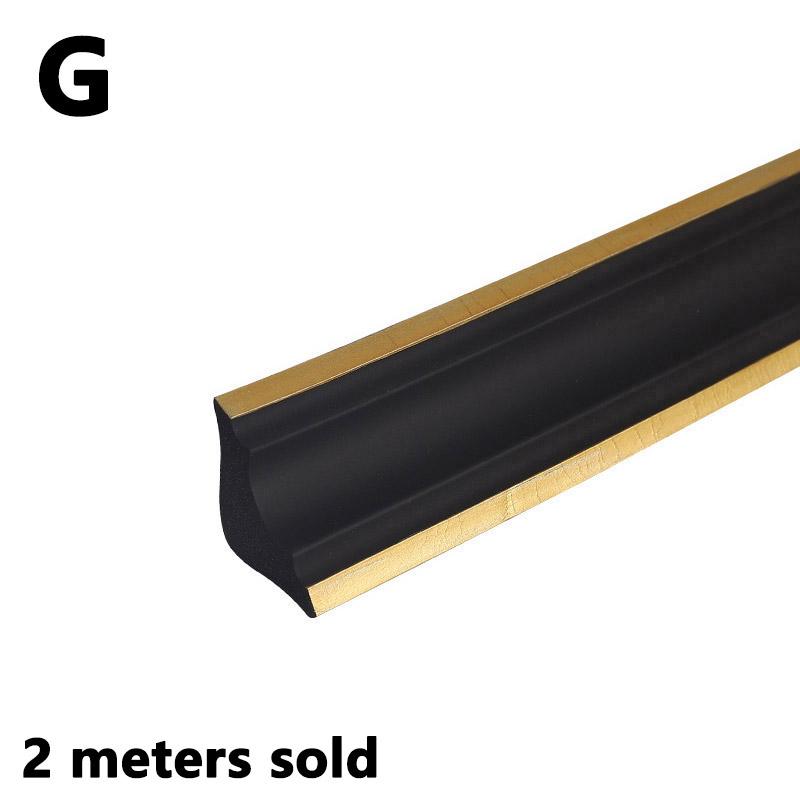 3D самоклеящаяся пластиковая декоративная полоса для стола, боковая часть потолка для детей, наклейка на стену, верхняя угловая линия, наклейка на пол