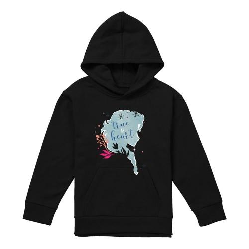 Frozen Childrens/Kids True At Heart Elsa Silhouette Pullover Hoodie