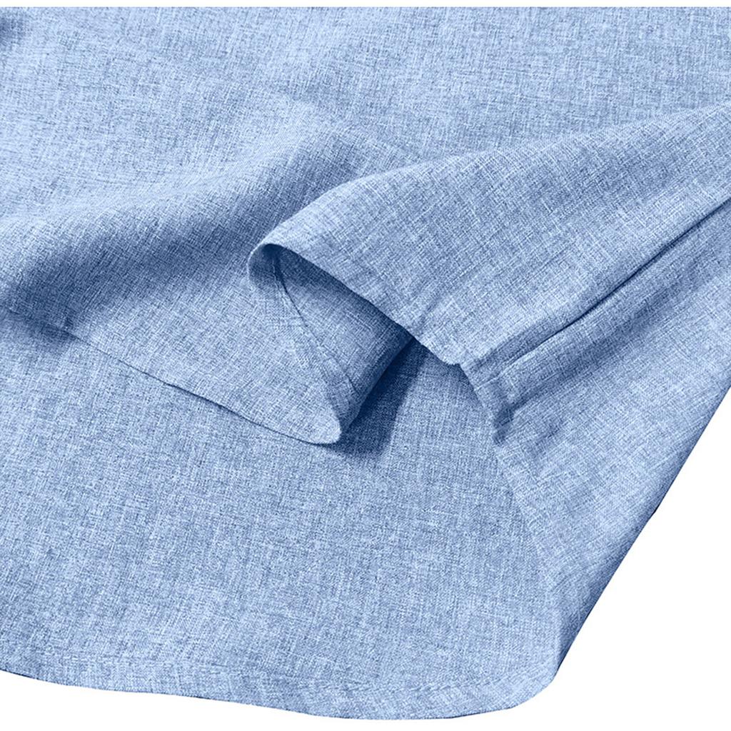 Мужская повседневная рубашка с короткими рукавами и воротником-стойкой, модная