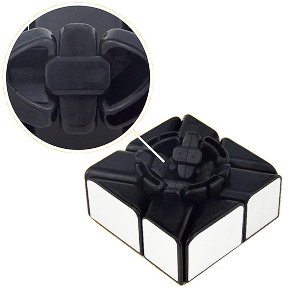MoYu Зеркальный куб с ветряной мельницей MoYou Mofangjiaoshi Smooth Wind Mill Puzzle MoYo Magic Cuboid Золото Серебро Крест Cubus MuYo Подростковые головоломки