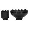 Adjustable Airflow Blow Dryer Diffuser Black Color Universal Diffuser Attachment  Home Use
