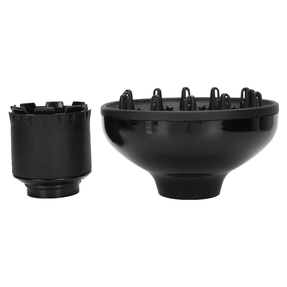 Adjustable Airflow Blow Dryer Diffuser Black Color Universal Diffuser Attachment Home Use