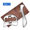 3 in 1 Stainless Steel Gua Sha Massage Tools-Scraping Massage Tools Muscle Scraper Tool for Back,Arms Derma Edge Massage Tool