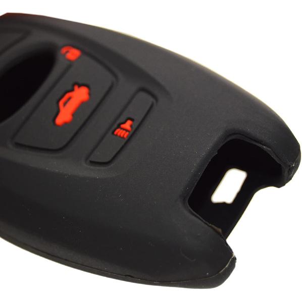 Silicone Key Fob Cover Case Protector Compatible with Subaru BRZ Legacy Outback Ascent Crosstrek Forester WRX STI