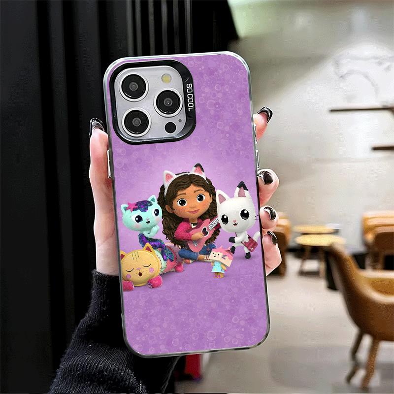 G-Gabbys Dollhouse Cartoon Soft Phone Case for iPhone 15 16 17 Pro Max 17Air 16E 14 Plus 13 12 Mini Shockproof Cover Back Shell
