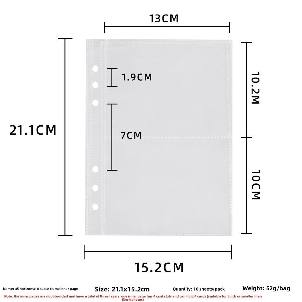 Альбом-держатель для фотокарточек формата А5 Школьный блокнот Канцелярские товары Милый альбом для фото айдолов