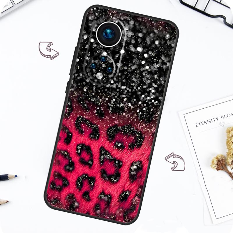 Чехол с леопардовым принтом для Honor Magic 7 5 6 Lite Honor 200 Pro X8b X9a X8a X8 X9 X9c X9b 50 70 90 Lite